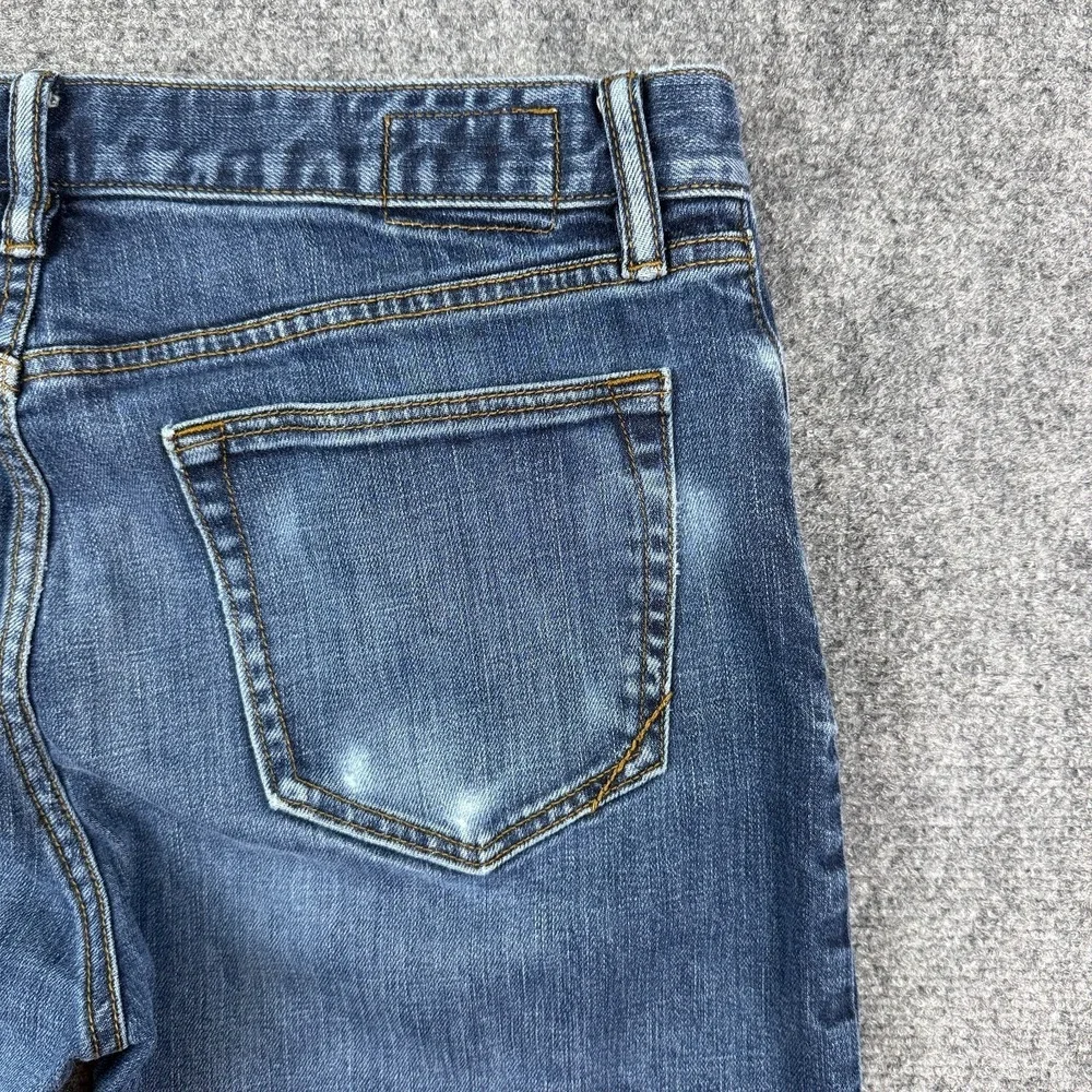 Banana Republic Straight Jeans Mens 33x32 Medium Wash Stretch Denim Blue Classic